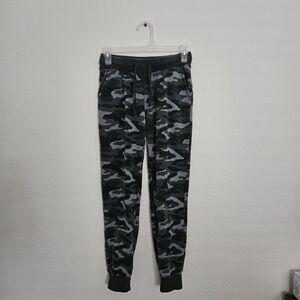 Flirtitude Black and Gray Camo Joggers